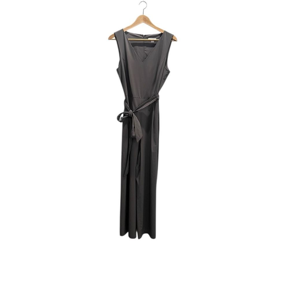 Calvin Klein Women’s V Neck Belted Jumpsuit sz 6